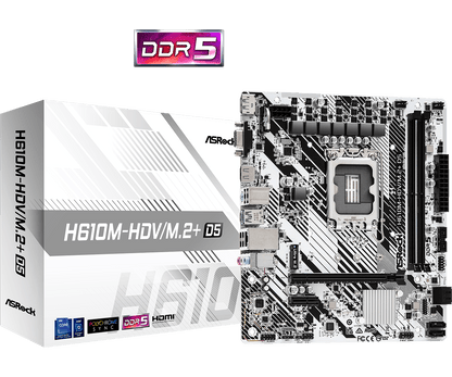 Tarjeta Madre Asrock MB H610M-HDV/M2+ D5