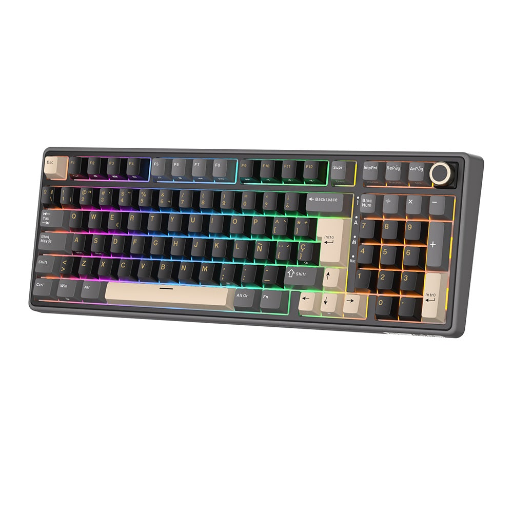 Teclado Mecánico Royal Kludge R98 Pro Phantom Español