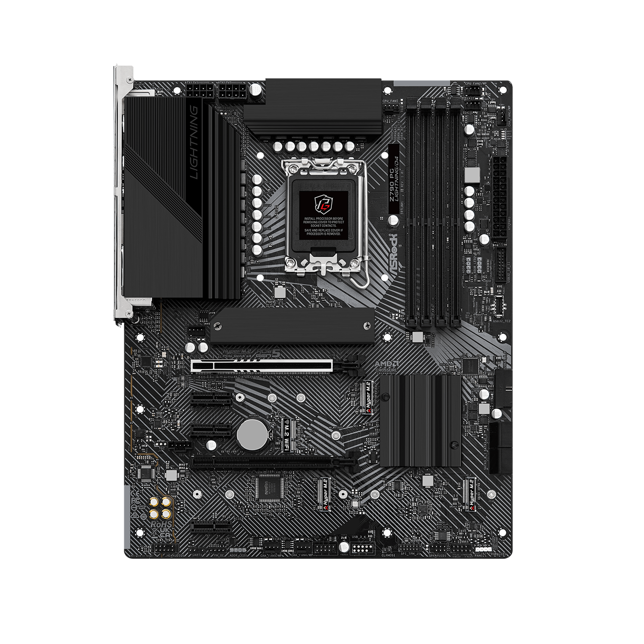 Tarjeta Madre Asrock MB Z790 PG Lightning/D4 LGA1700 ATX 12A,13A,14A