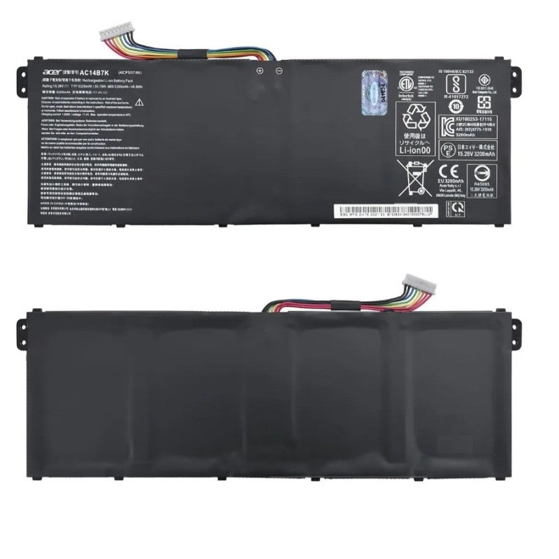 Bateria ACER AC14B7K Aspire 15.2V 48Wh