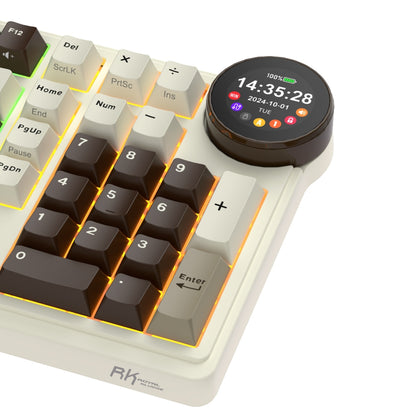 Teclado Mecánico Royal Kludge N99 Mocha Grey, US