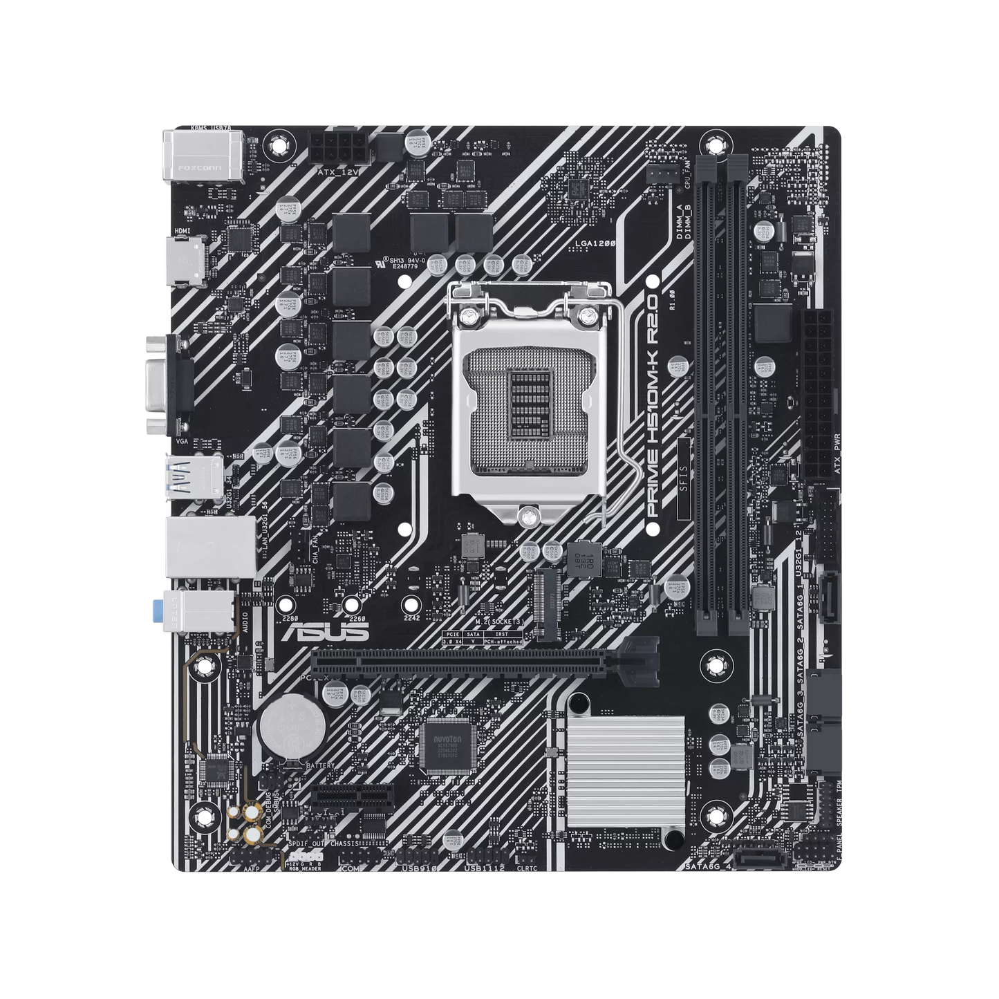 Tarjeta Madre Asus H510M-K R2.0 Intel H470 Micro ATX LGA1200 10th & 11th