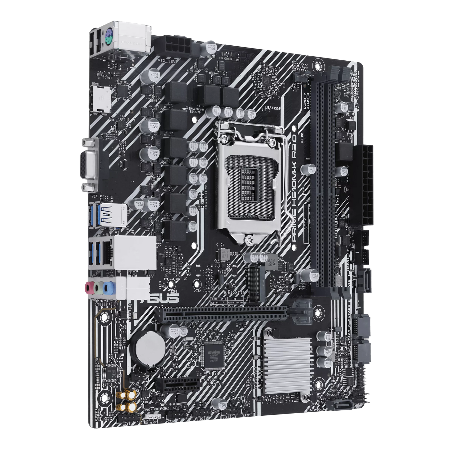 Tarjeta Madre Asus H510M-K R2.0 Intel H470 Micro ATX LGA1200 10th & 11th