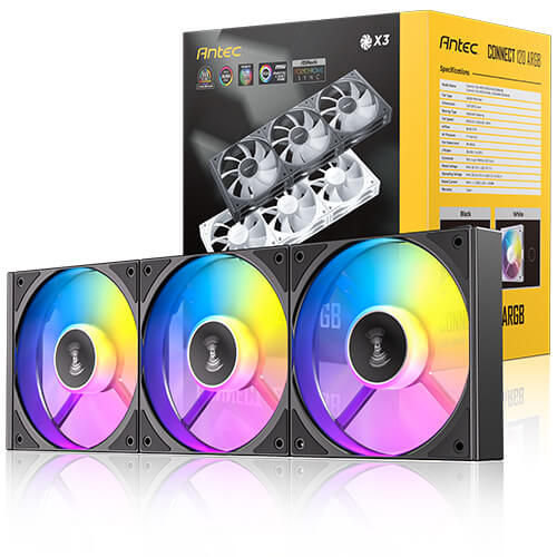 Pack 3 Ventiladores Antec C120 ARGB