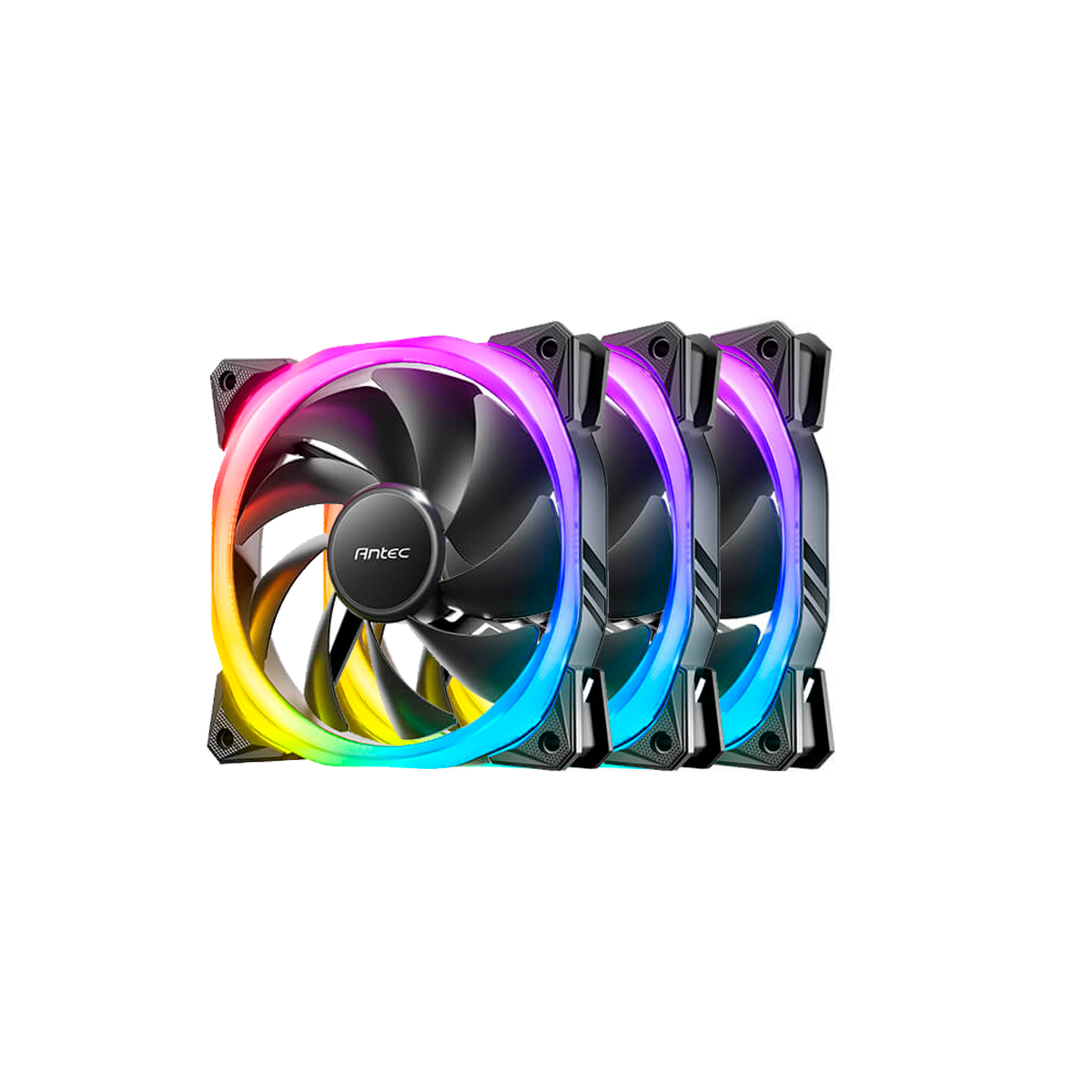 Pack 3 Ventiladores Antec Fusion 120 ARGB