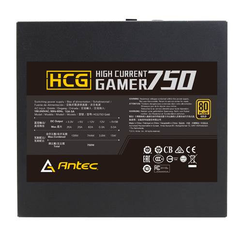 Fuente De Poder Antec 750W HCG750 Gold