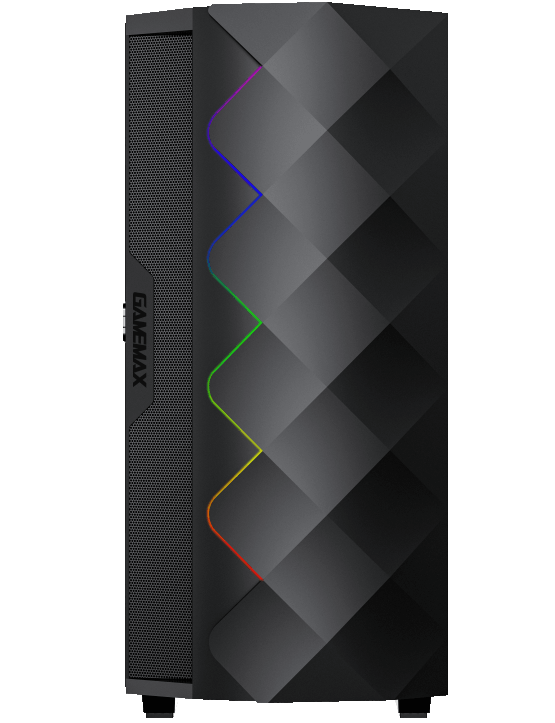 Gabinete Gamer Gamemax Diamond COC Black
