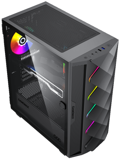 Gabinete Gamer Gamemax Diamond COC Black