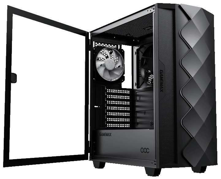 Gabinete Gamer Gamemax Diamond COC Black