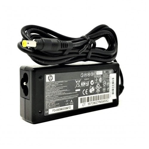 Cargador Original HP 18.5V 3.5A 4.8X1.7MM Punta Amarilla