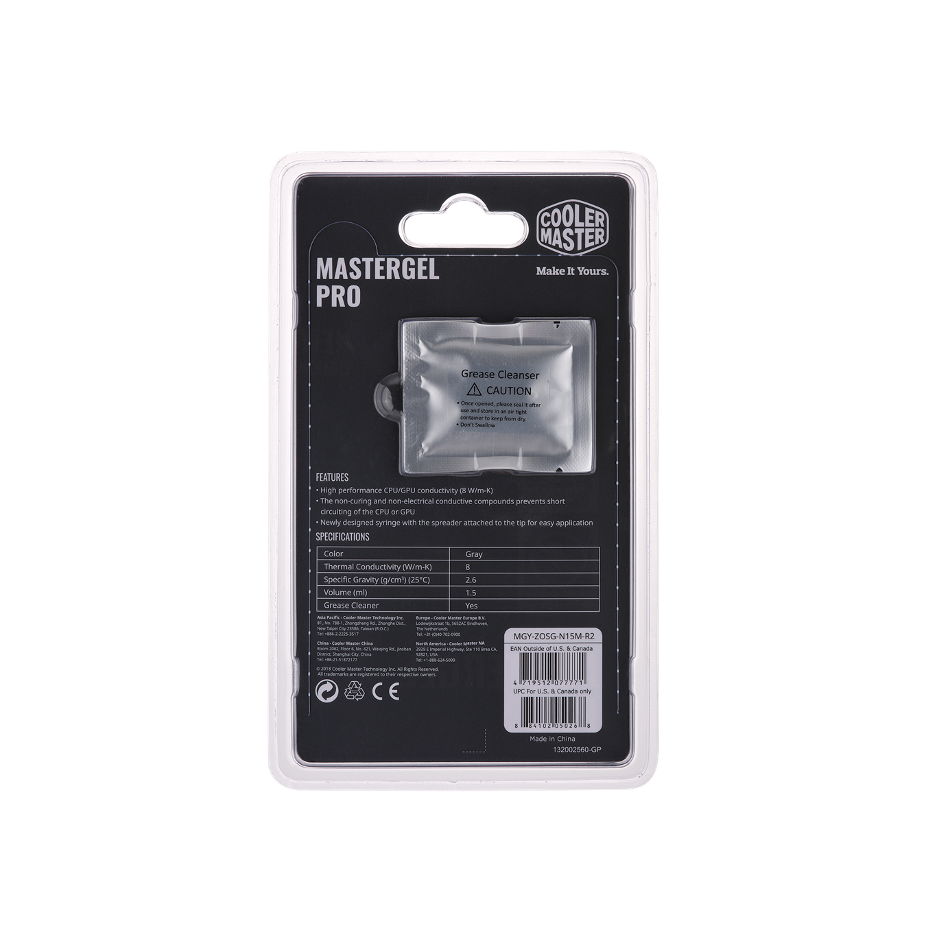 Pasta Térmica Cooler MasterGel Pro V2