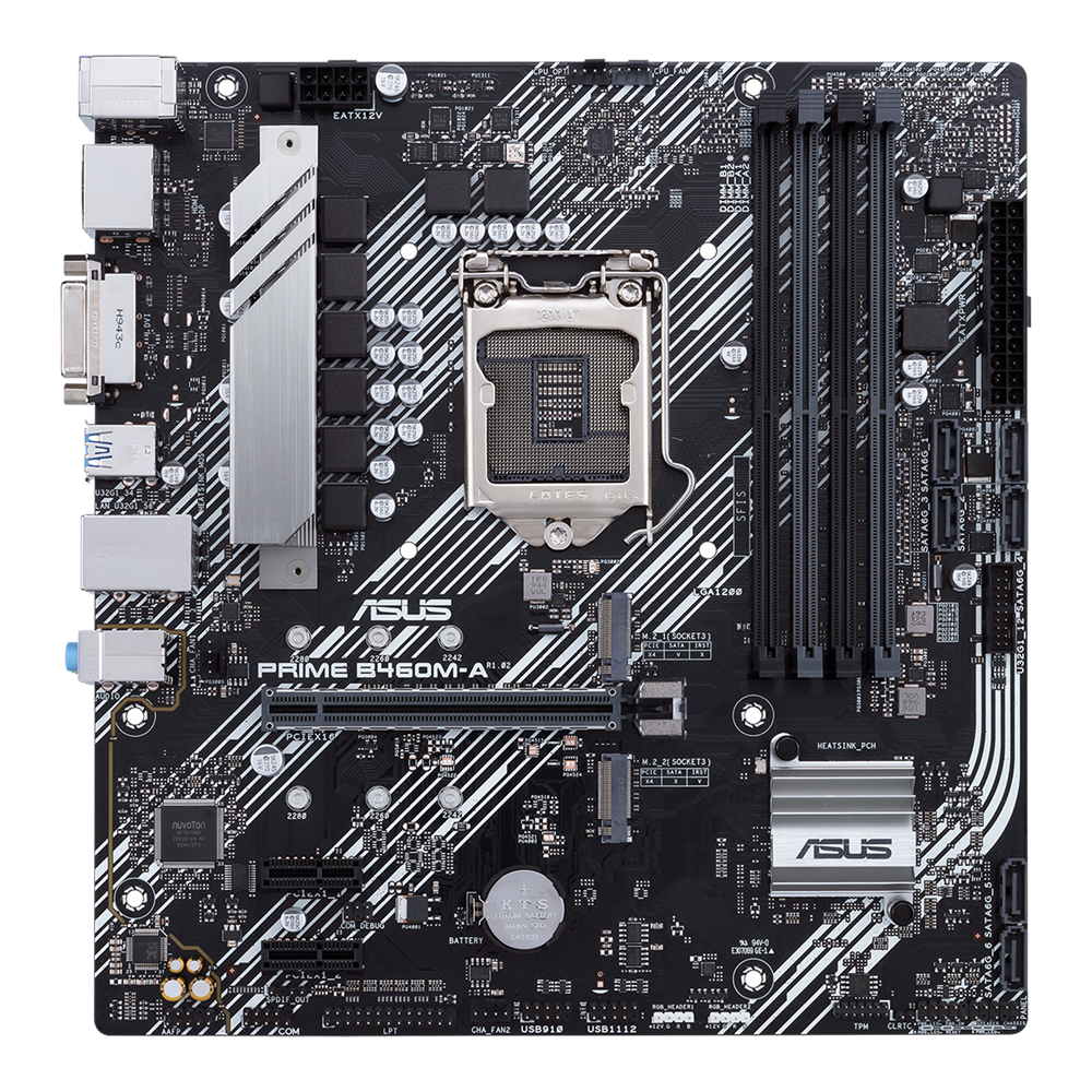 Tarjeta Madre Asus mATX Intel® B460 (LGA 1200)