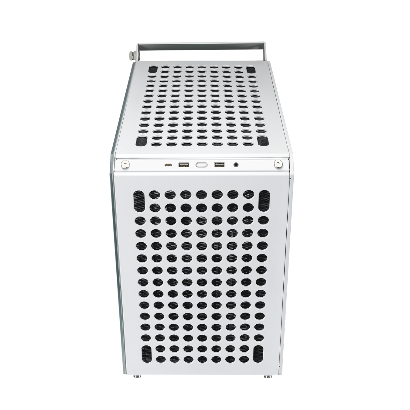 Gabinete Gamer Cooler Master Qube 500 Flatpack White