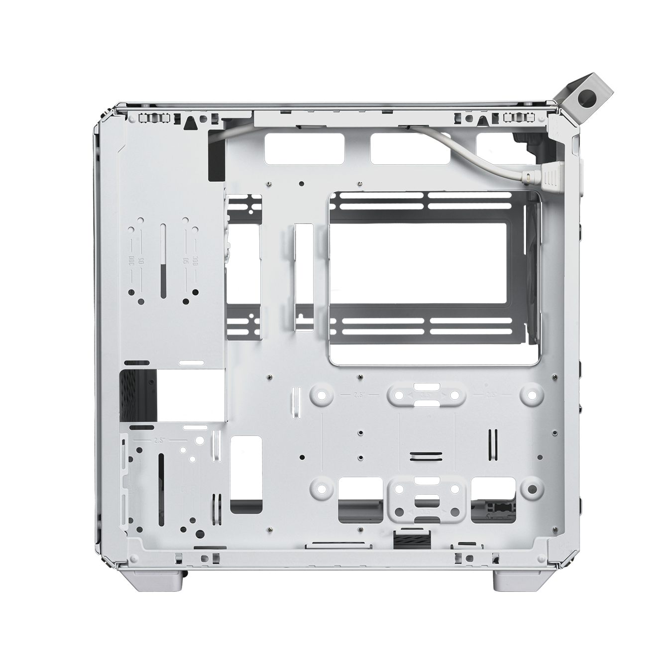 Gabinete Gamer Cooler Master Qube 500 Flatpack White