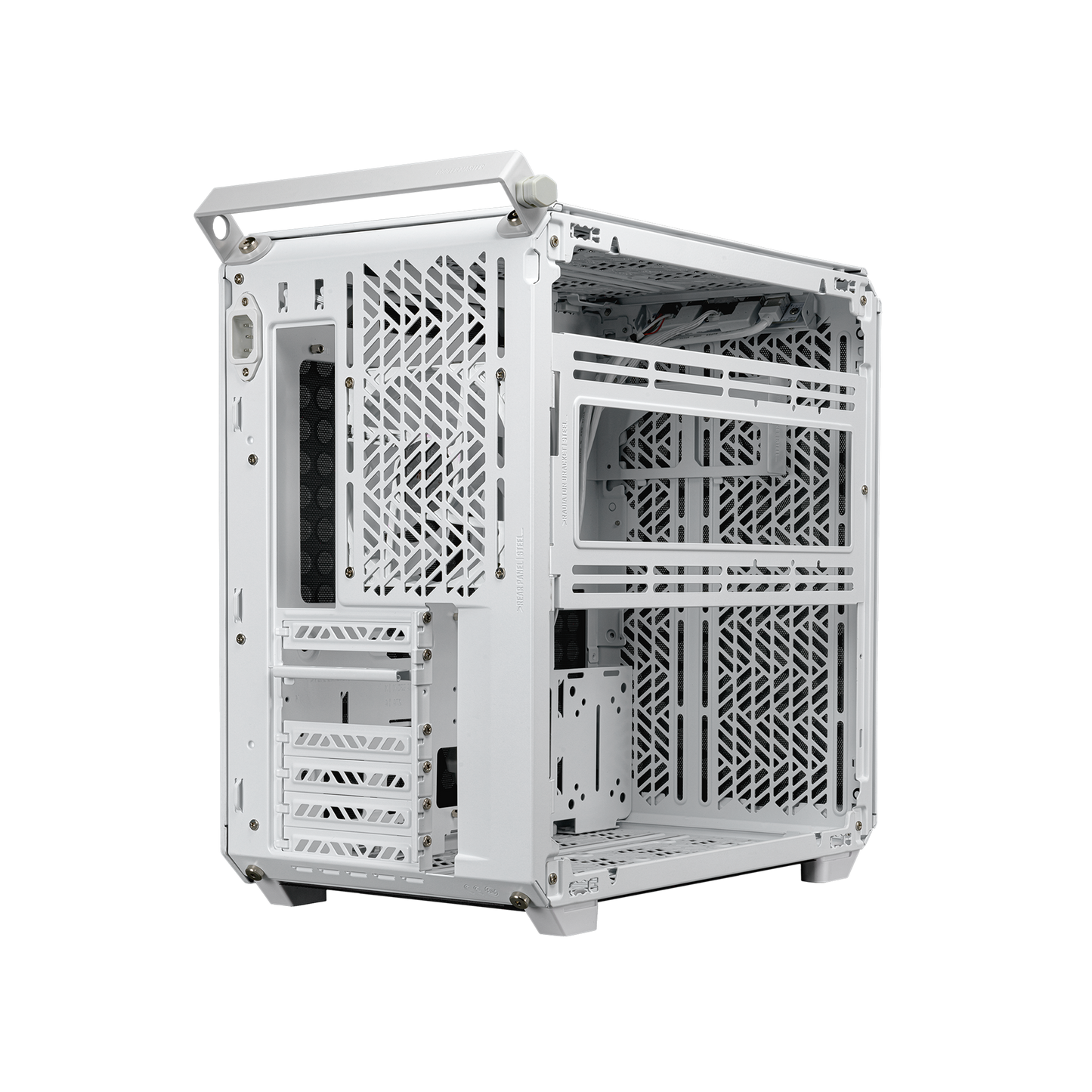 Gabinete Gamer Cooler Master Qube 500 Flatpack White