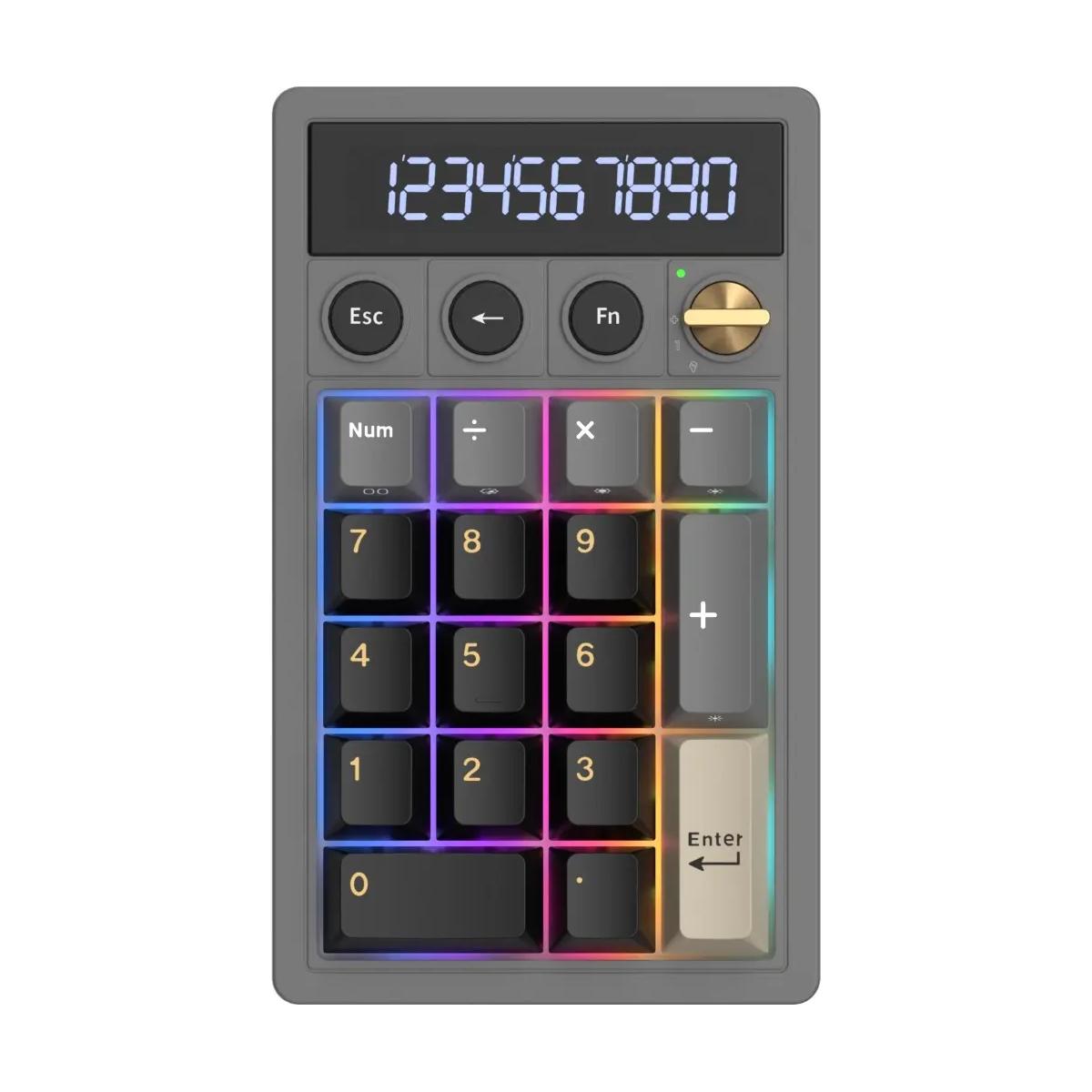 Teclado Numérico Inalámbrico Royal Kludge RK M20 2.4G Tri-Modo