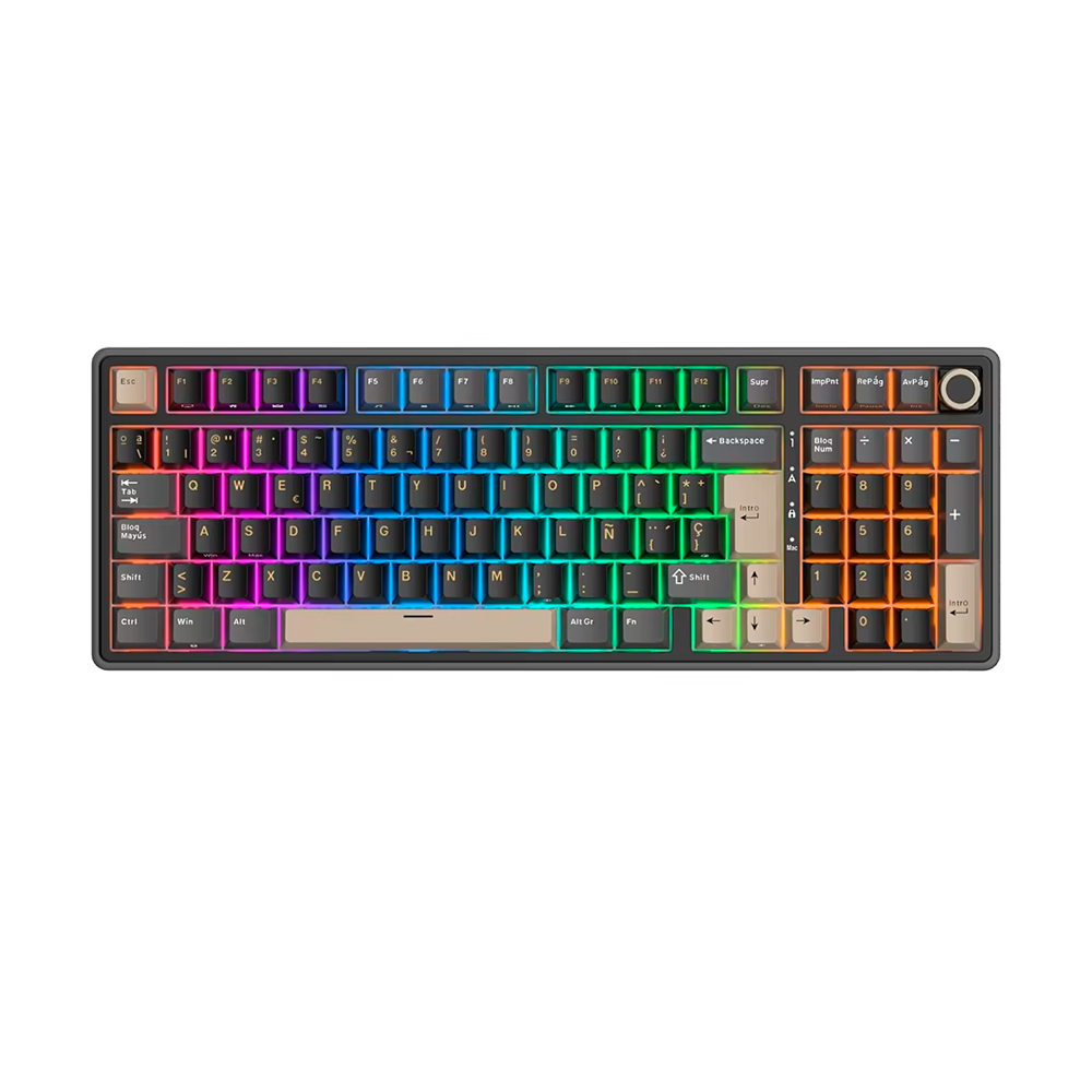 Teclado Mecánico Royal Kludge R98 Pro Phantom Español