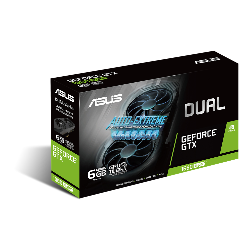 Tarjeta de Video Asus Dual-Gtx1660s-6g-Evo