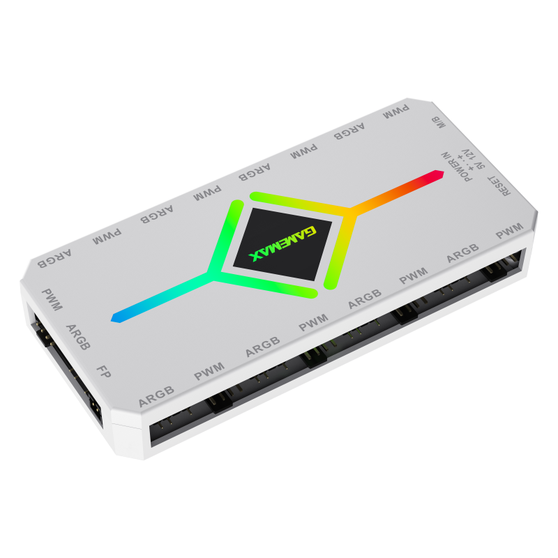 Controlador Gamemax V4.0 ARGB HUB PWM WT