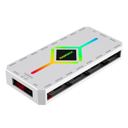 Controlador Gamemax V4.0 ARGB HUB PWM WT