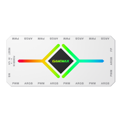 Controlador Gamemax V4.0 ARGB HUB PWM WT
