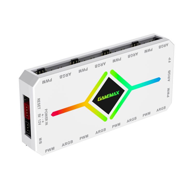 Controlador Gamemax V4.0 ARGB HUB PWM WT