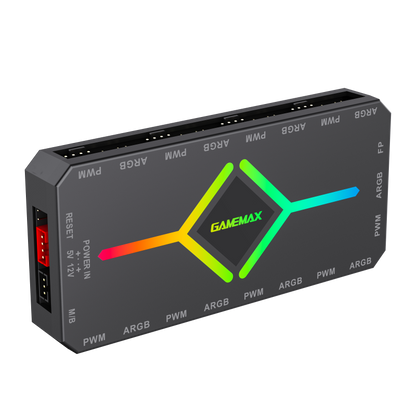 Controlador Gamemax V4.0 ARGB HUB PWM BK