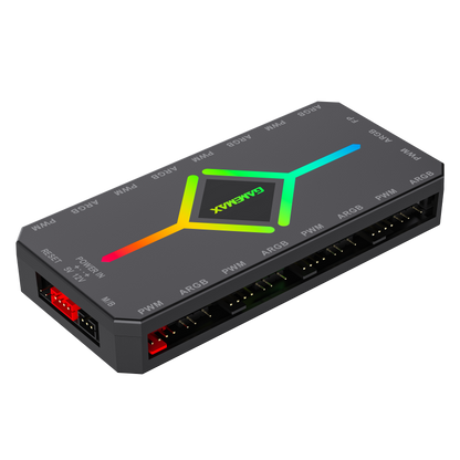 Controlador Gamemax V4.0 ARGB HUB PWM BK