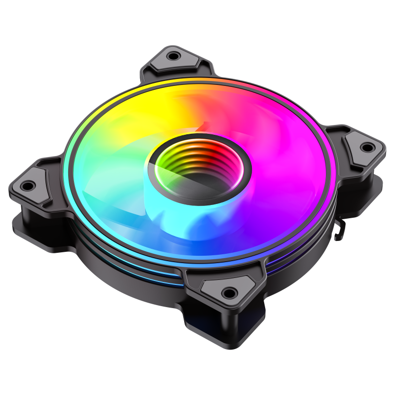 Ventilador Gamemax Dual Ring Infinity Bk