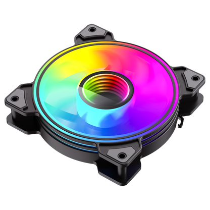 Ventilador Gamemax Dual Ring Infinity Bk