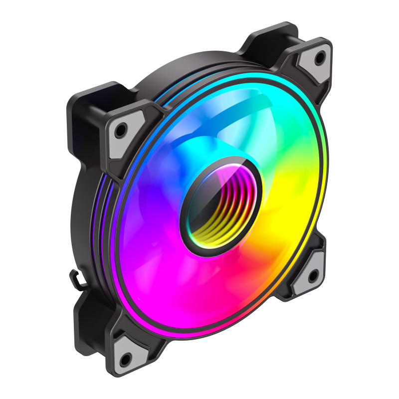 Ventilador Gamemax Dual Ring Infinity Bk