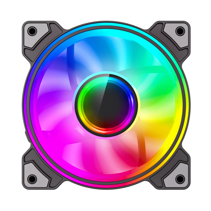 Ventilador Gamemax Dual Ring Infinity Bk