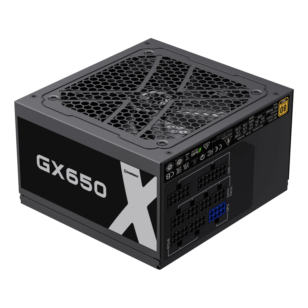 Fuente De Poder Gamemax GX-650 Modular 80+