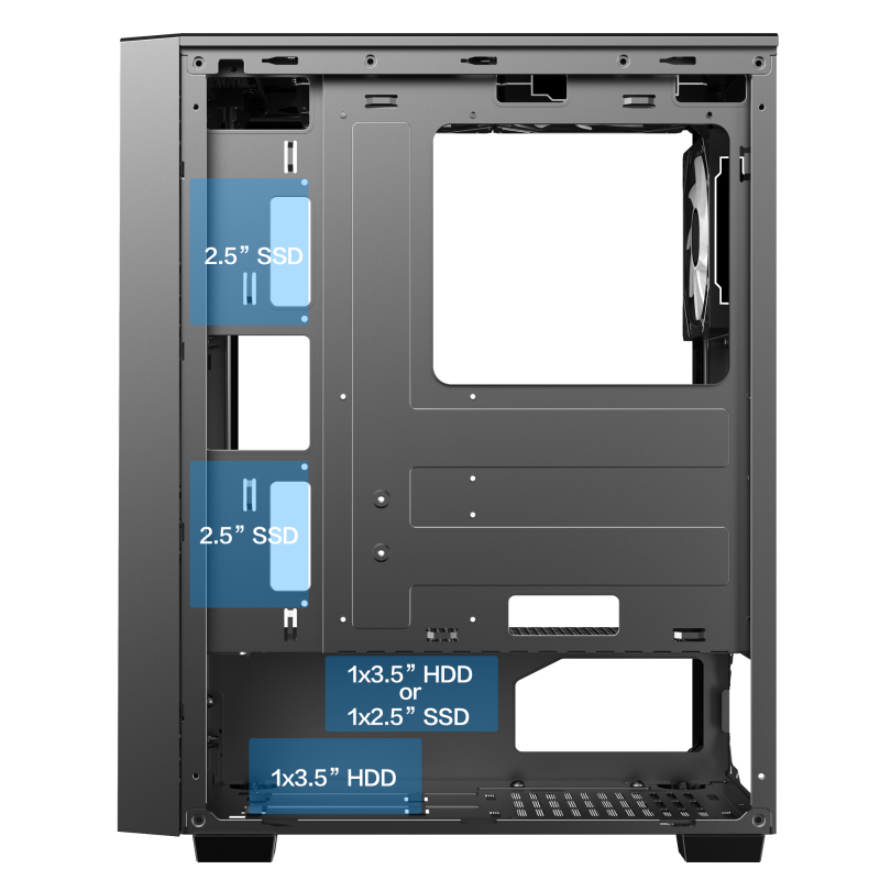 Gabinete Gamer Gamemax Prism Mid Tower ATX