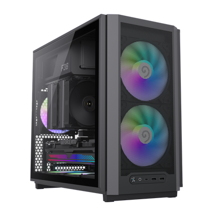 Gabinete Gamer Gamemax F36 Bk Micro-ATX