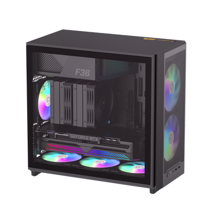 Gabinete Gamer Gamemax F36 Bk Micro-ATX