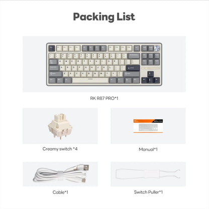 Teclado Mecánico Royal Kludge RK R87PRO