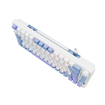 Teclado Mecánico Royal Kludge RK-M75 Taro Milk 75%
